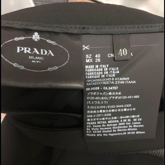BNWT Prada skirt Gonna. Colour Nero. Size 40. - Picture 9 of 10